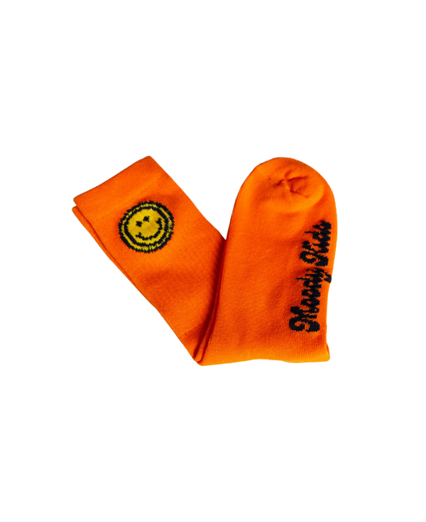 Moody Kids Logo Socks - Orange